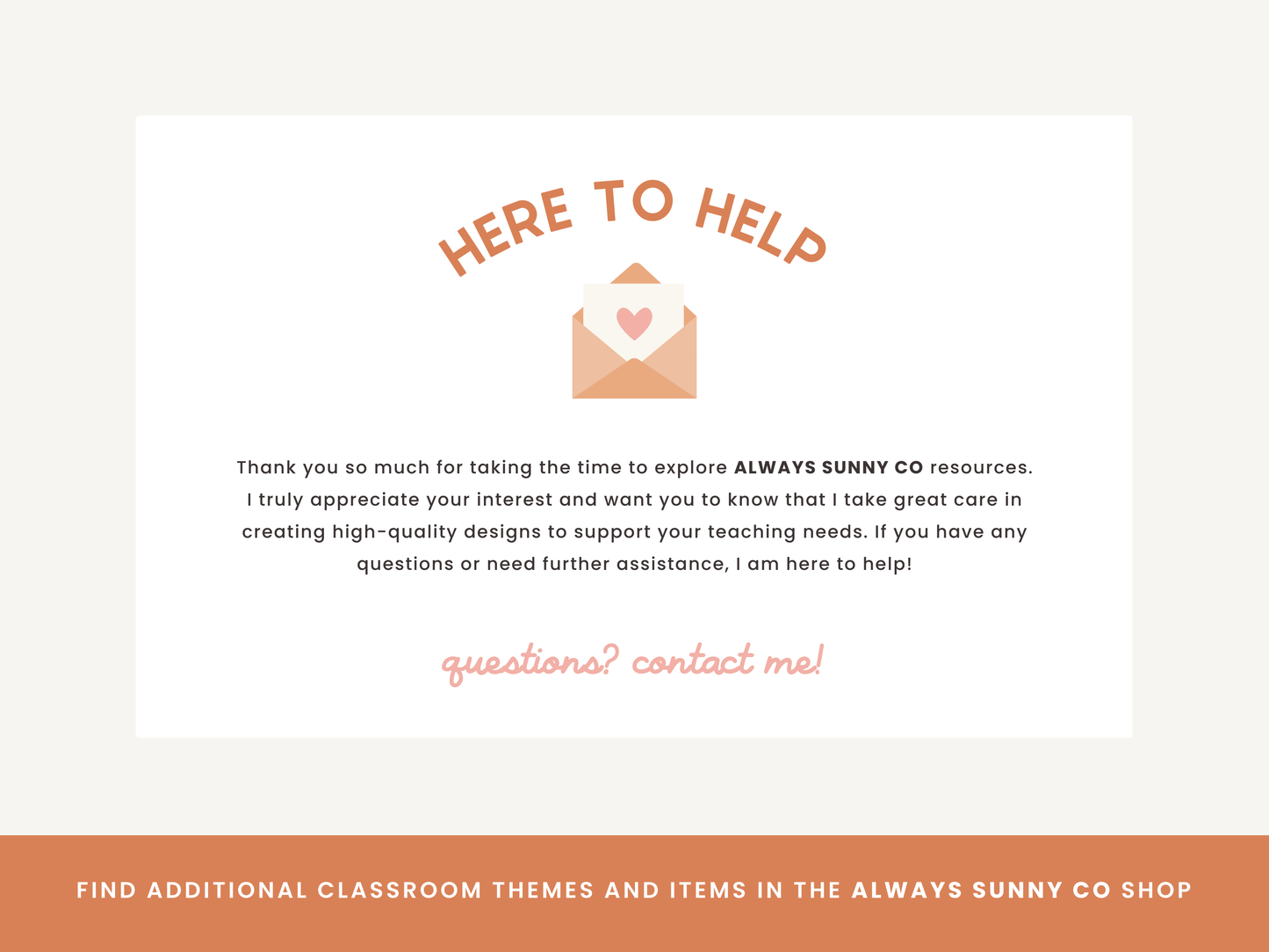 Meet the Teacher Template