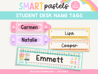 Student Desk Tags