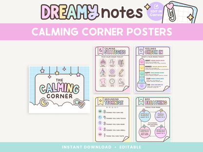 Calming Corner Posters