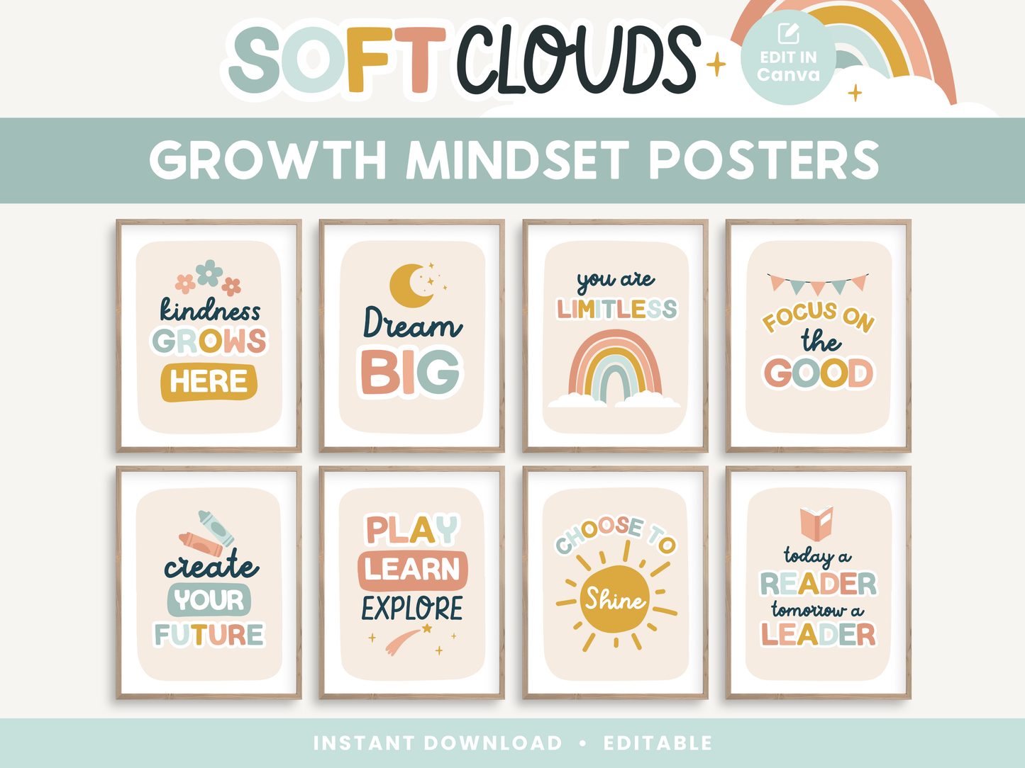 Growth Mindset Posters