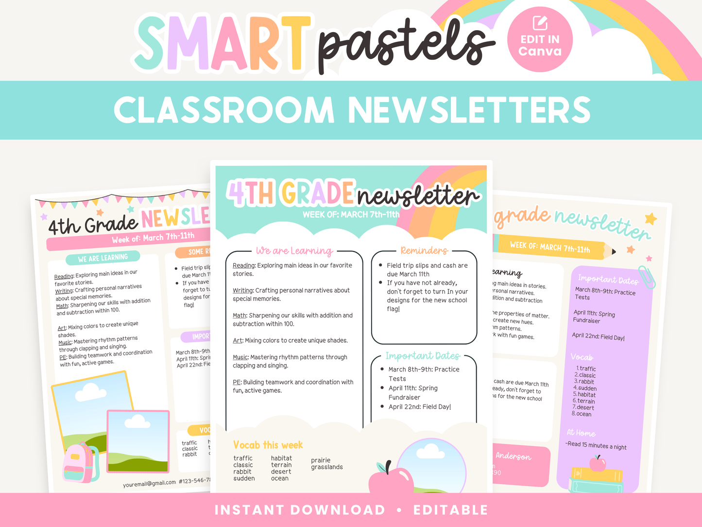 Classroom Newsletter Templates