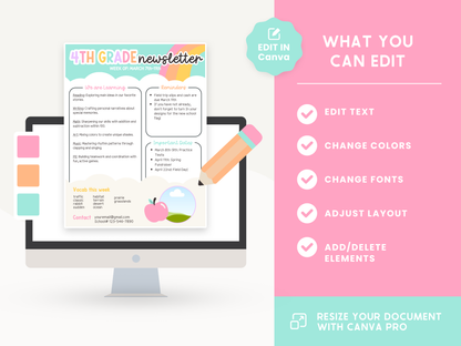 Classroom Newsletter Templates