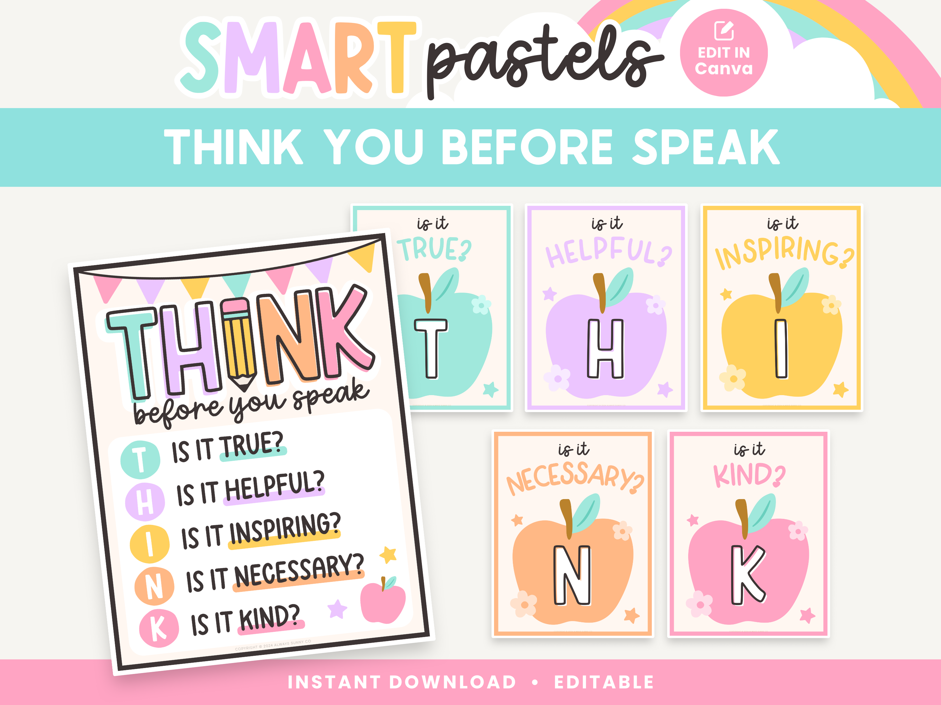 THINK Posters – Always Sunny Co