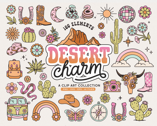 Desert Charm Clip Art