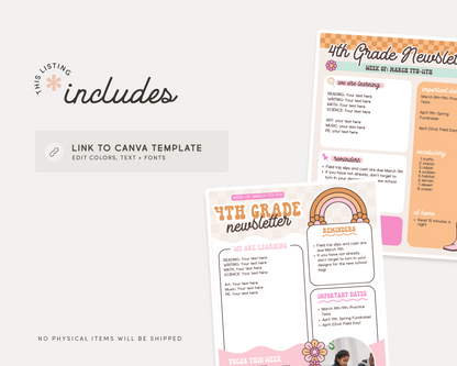 Classroom Newsletter Templates