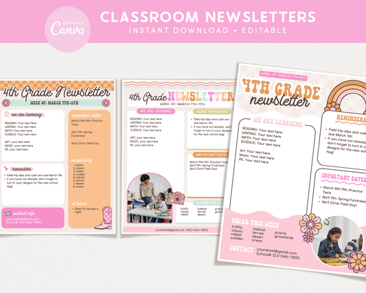 Classroom Newsletter Templates