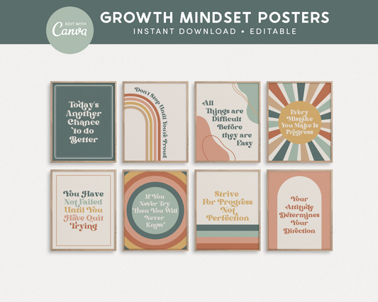 Growth Mindset Posters